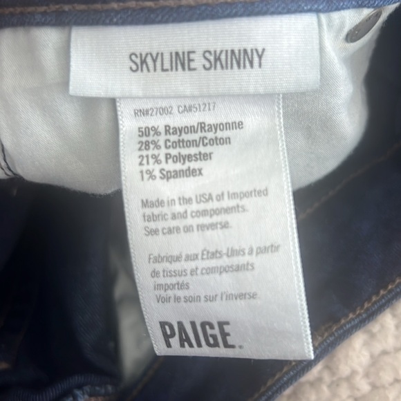 Paige $179 Skyline Skinny Jeans in Rocco 👖 - Picture 4 of 5